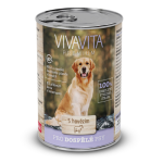 VivaVita šunų konservuotas maistas su jautiena – 415 g