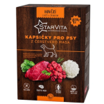 Šunų konservuotas maistas maišeliais su jautiena, ryžiais ir špinatais – 4 × 280 g