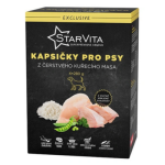 StarVita šunų konservuotas maistas maišeliais su vištiena „Exclusive“ su ryžiais – 4 × 280 g